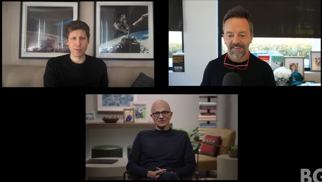 组后首次对谈:「我们是天作之合!」开元棋牌app奥特曼和纳德拉艰难重(图4) 组后首次对谈:「我们是天作之合!」开元棋牌app奥特曼和纳德拉艰难重(图4)